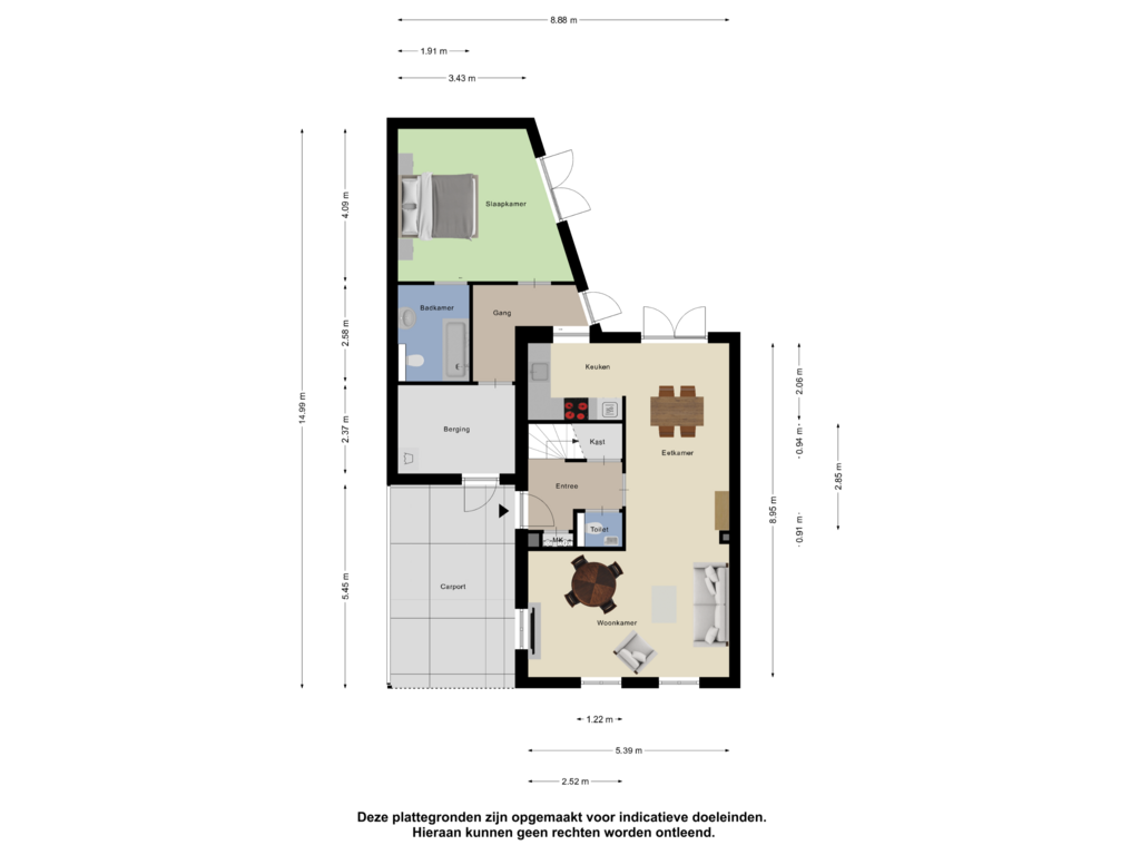 Bekijk plattegrond van Begane Grond van Magnolia 9