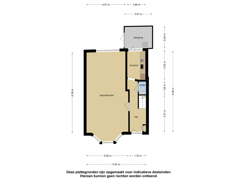 Bekijk plattegrond van Begane grond van Vredeman de Vriesstraat 58