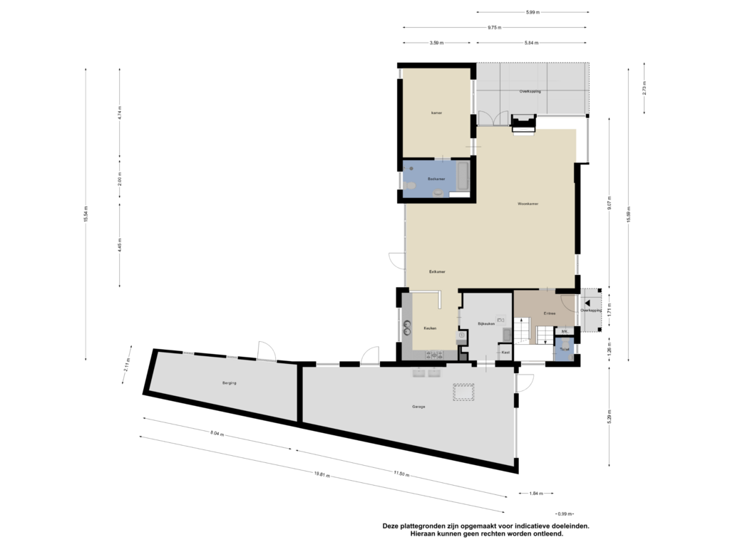 View floorplan of Begane Grond of Holevoetlaan 32