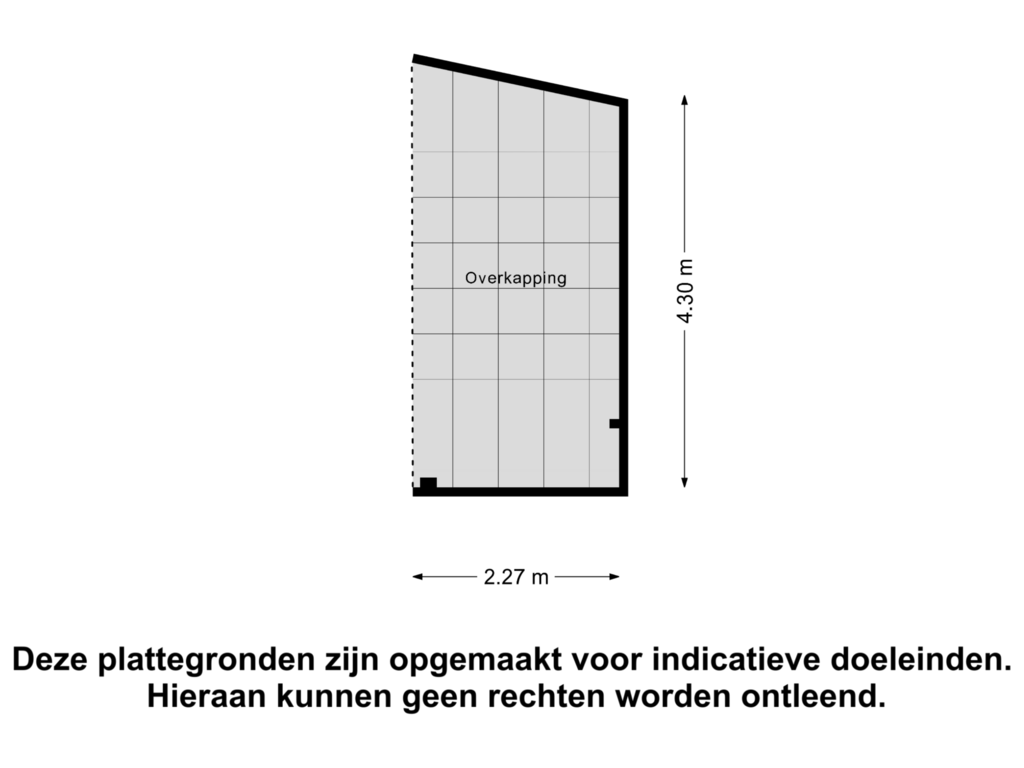 View floorplan of Overkapping of Holevoetlaan 32