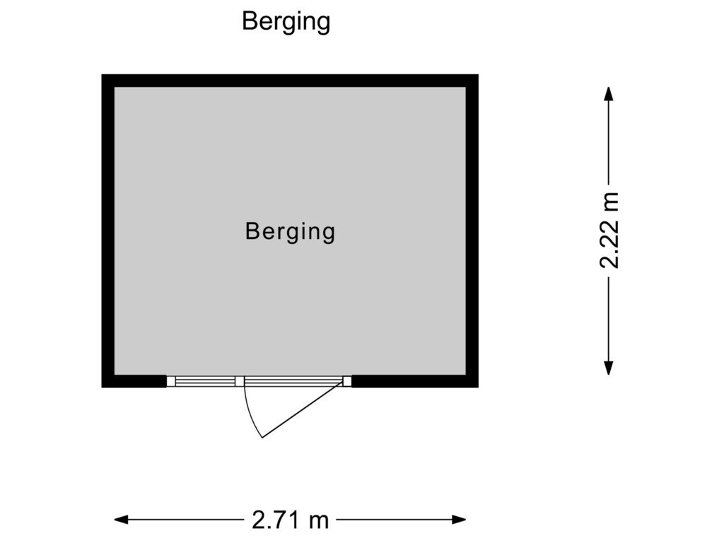 Bekijk plattegrond van Berging van Jan Barendselaan 180