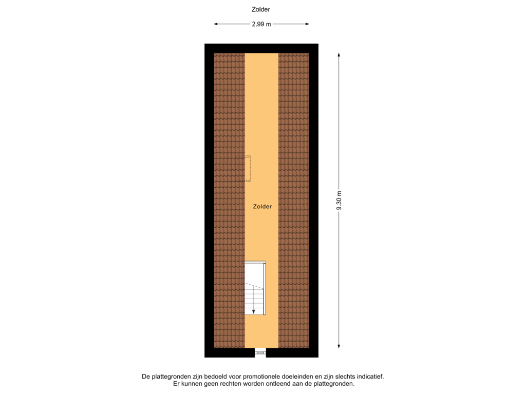 Bekijk plattegrond van Zolder van Eppostraat 12