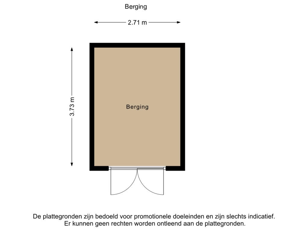 Bekijk plattegrond van Berging van Eppostraat 12