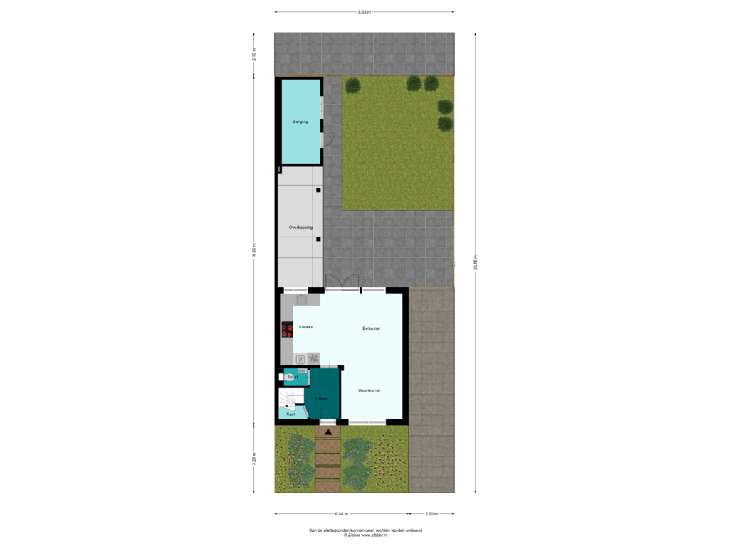 View floorplan of Begane Grond_Tuin of Oranjeboomstraat 23