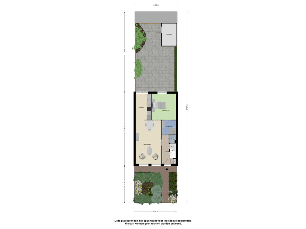 View floorplan of Begane Grond_Tuin of Dorperhoek 20