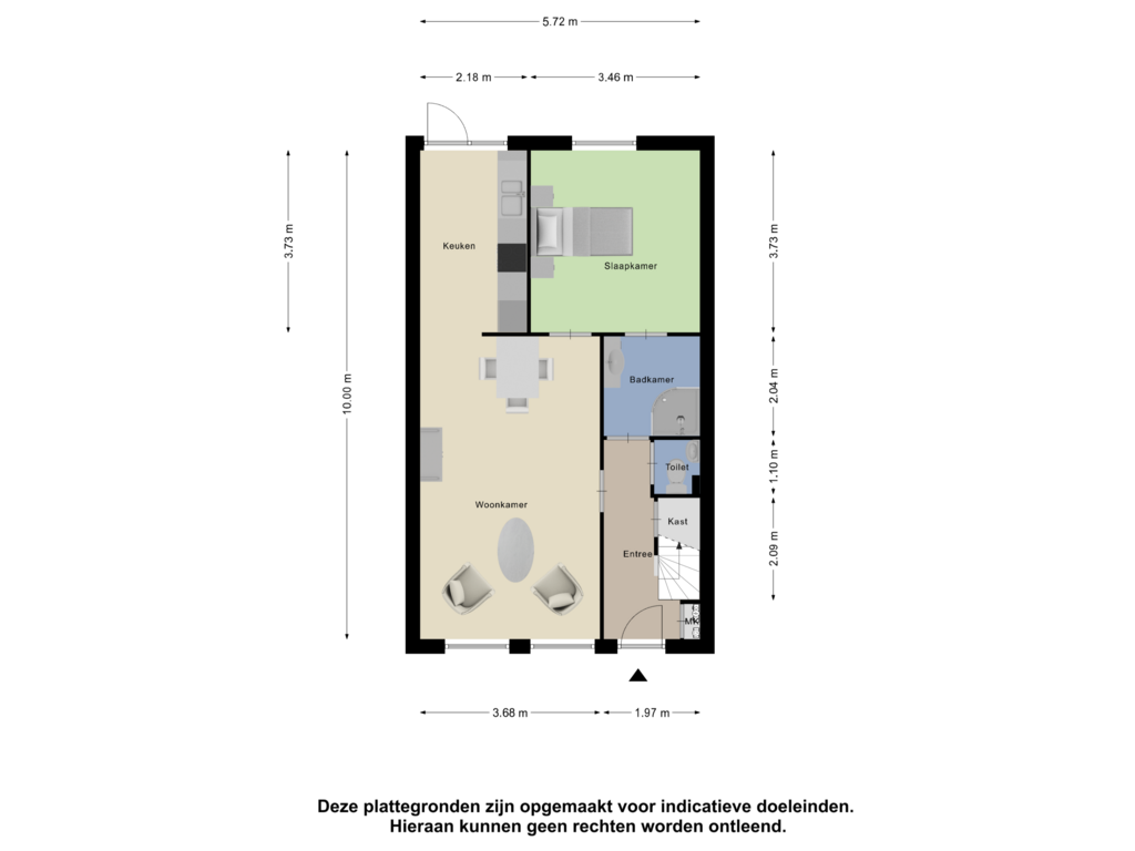 View floorplan of Begane Grond of Dorperhoek 20