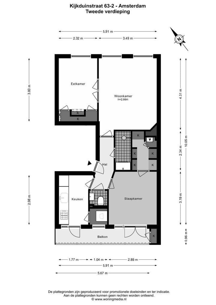 Foto 24 van Kijkduinstraat 63-2