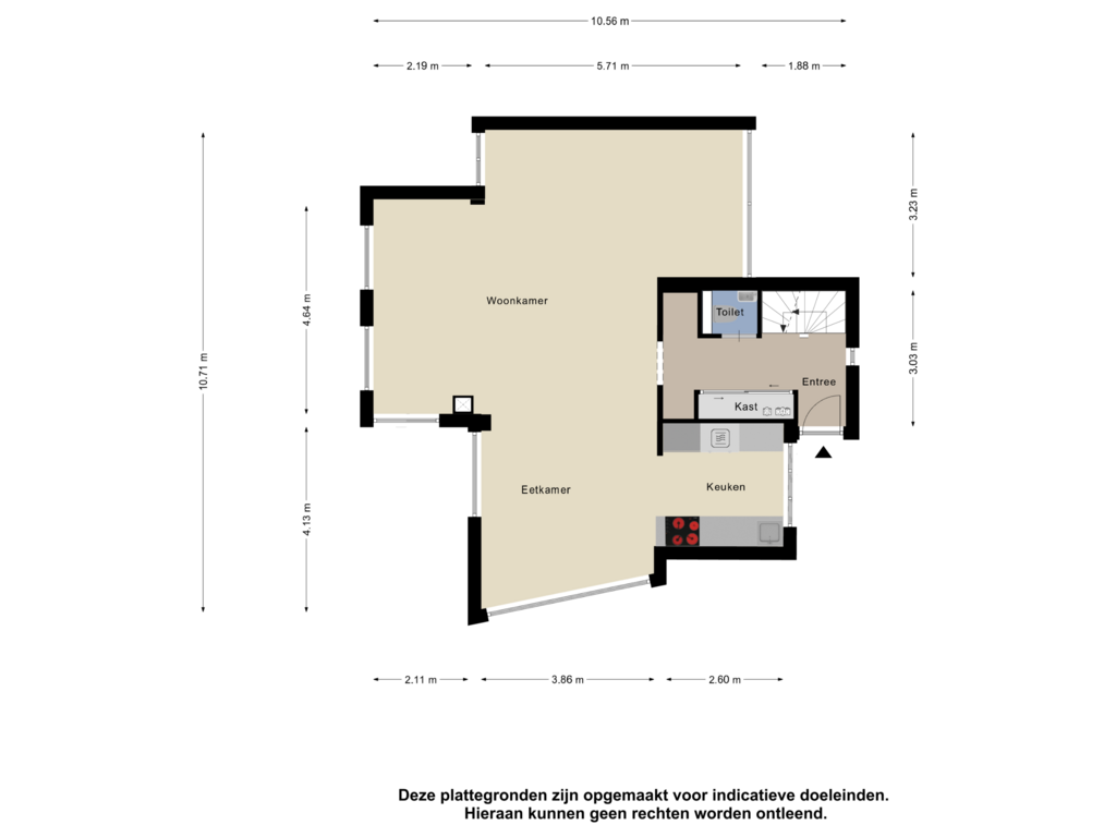 Bekijk plattegrond van Begane Grond van De Oudenhage 2