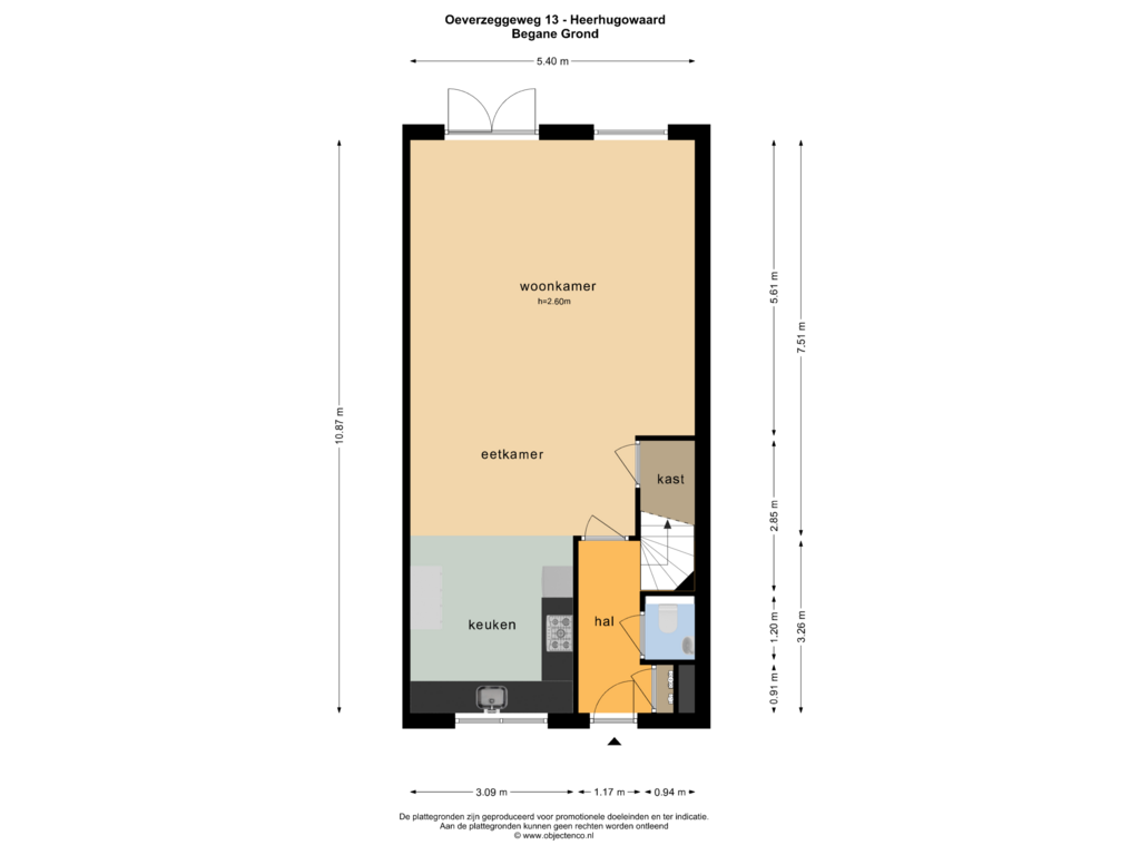 Bekijk plattegrond van Begane Grond van Oeverzeggeweg 13