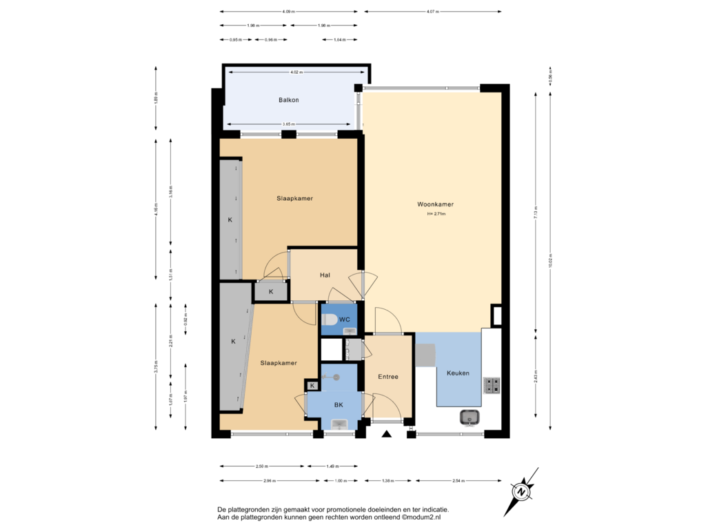 Bekijk plattegrond van 1e verdieping van Buziaulaan 65