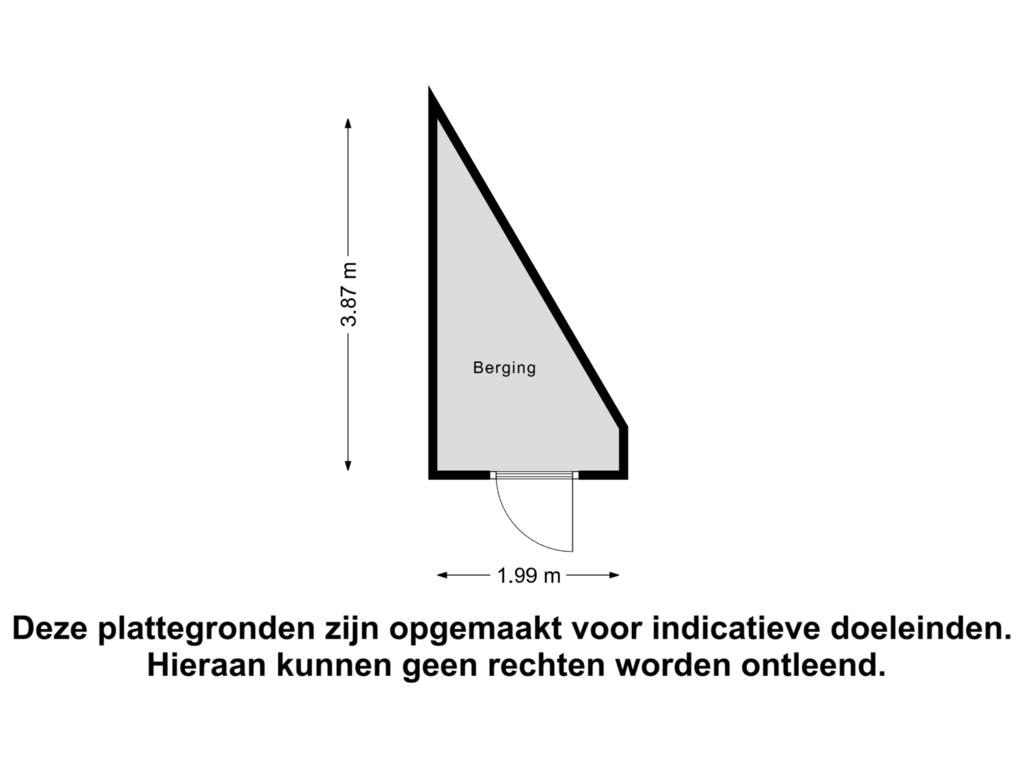 Bekijk plattegrond van Berging van Paukenlaan 61