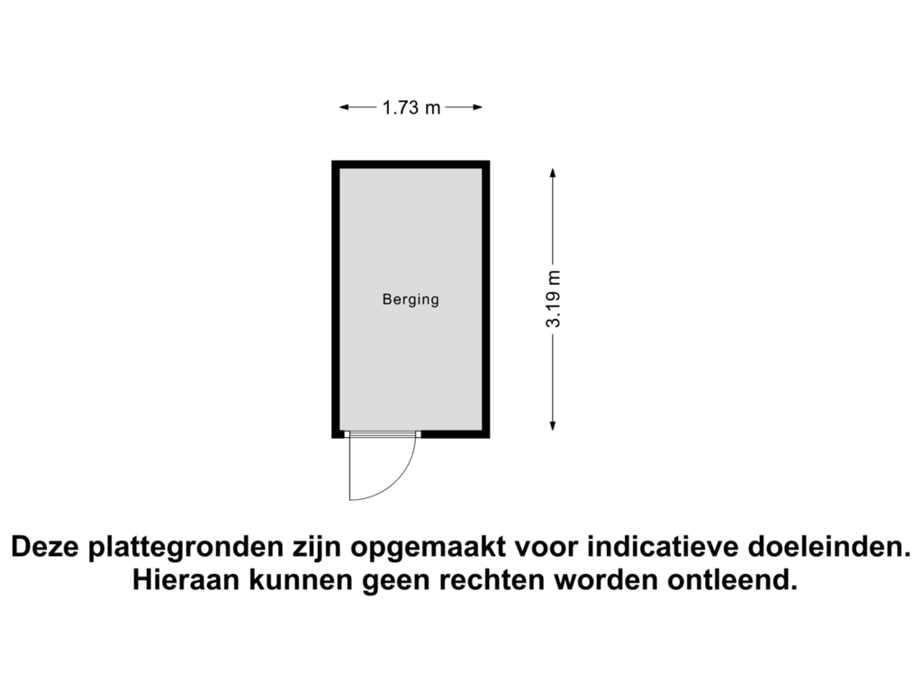 Bekijk plattegrond van Berging van Santorinihof 18