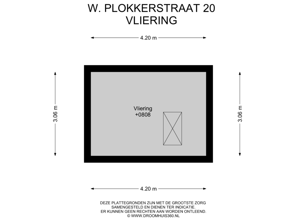 Bekijk plattegrond van Vliering van W. Plokkerstraat 20