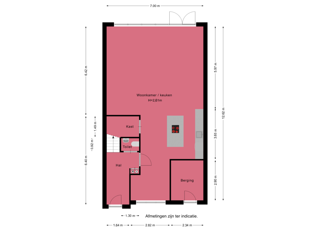 Bekijk plattegrond van Begane grond van Dorus Rijkersstraat 31