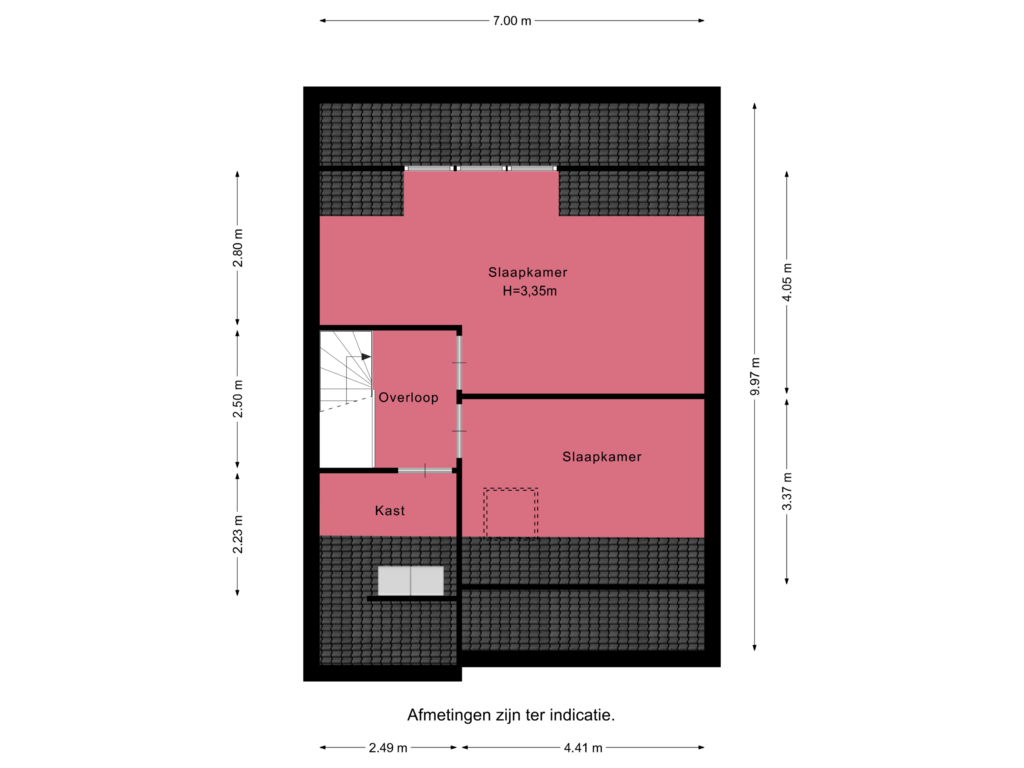 Bekijk plattegrond van Verdieping 2 van Dorus Rijkersstraat 31