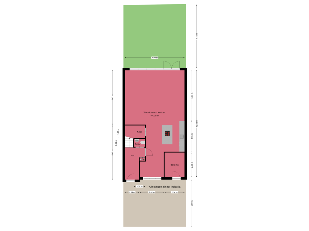 Bekijk plattegrond van Perceel van Dorus Rijkersstraat 31