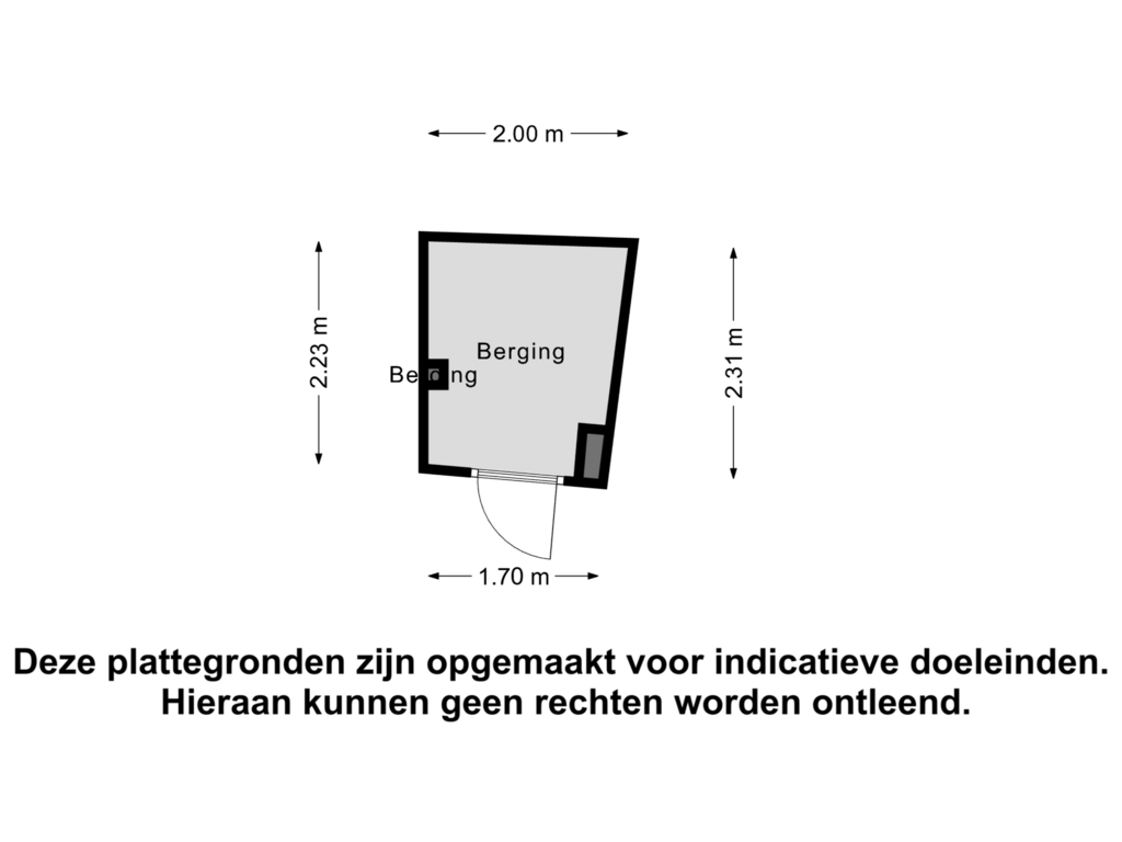 Bekijk plattegrond van Berging van Heksendans 53