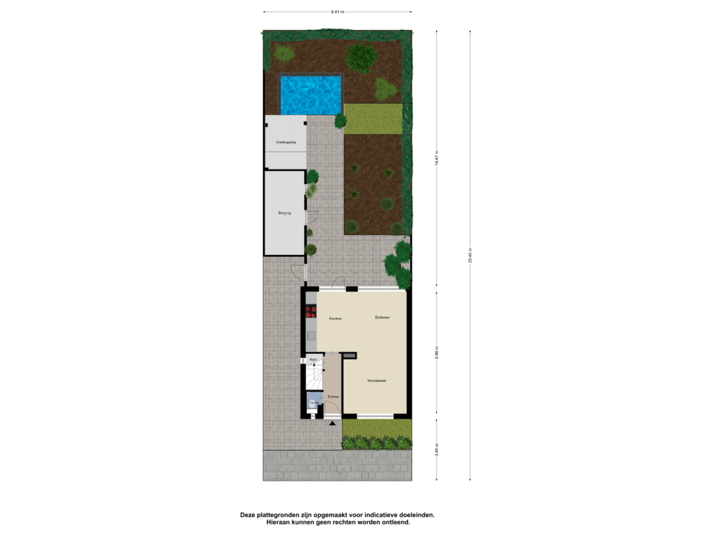 Bekijk plattegrond van Begane Grond _tuin van Mariastraat 36