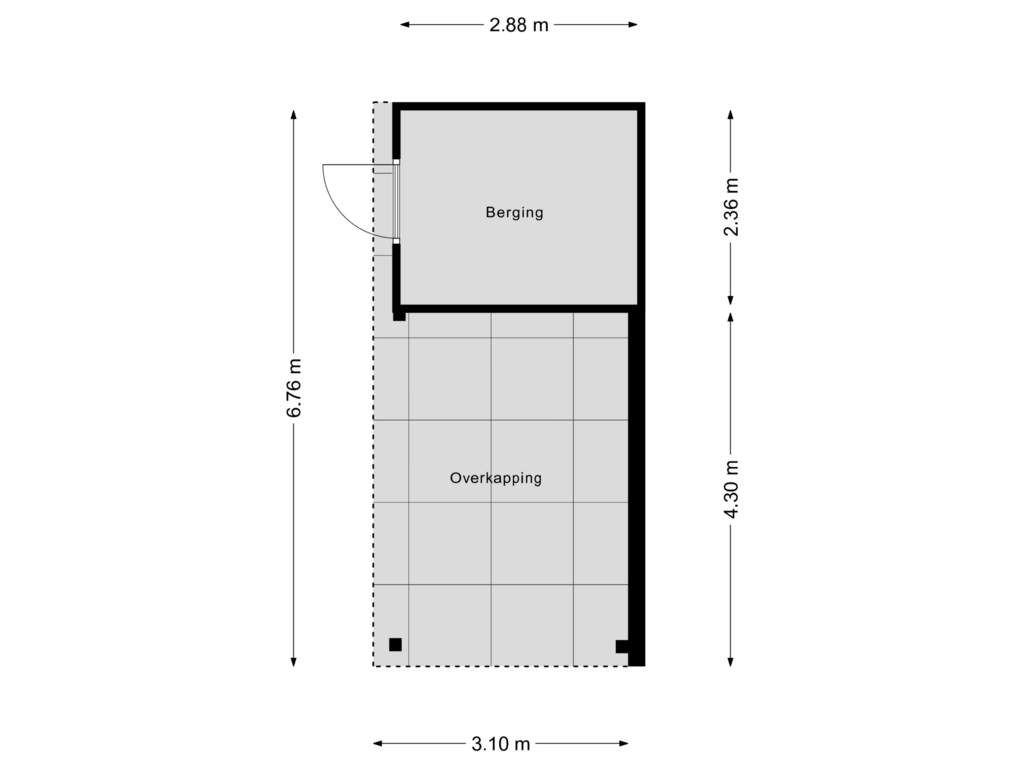 View floorplan of Berging of Donjon 20