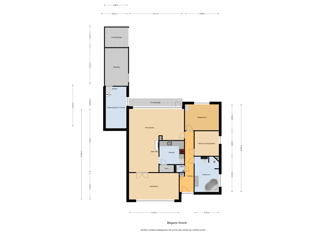 Bekijk plattegrond van Begane Grond van Klaverstraat 14