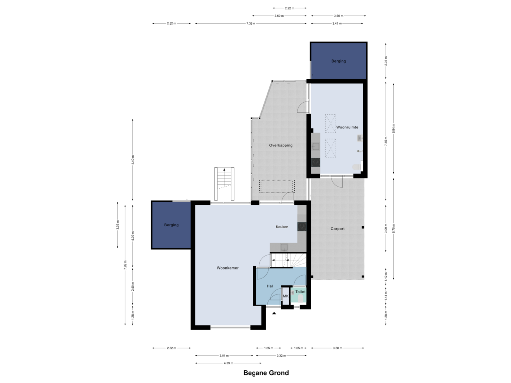 View floorplan of Begane Grond of Schuttecleef 11