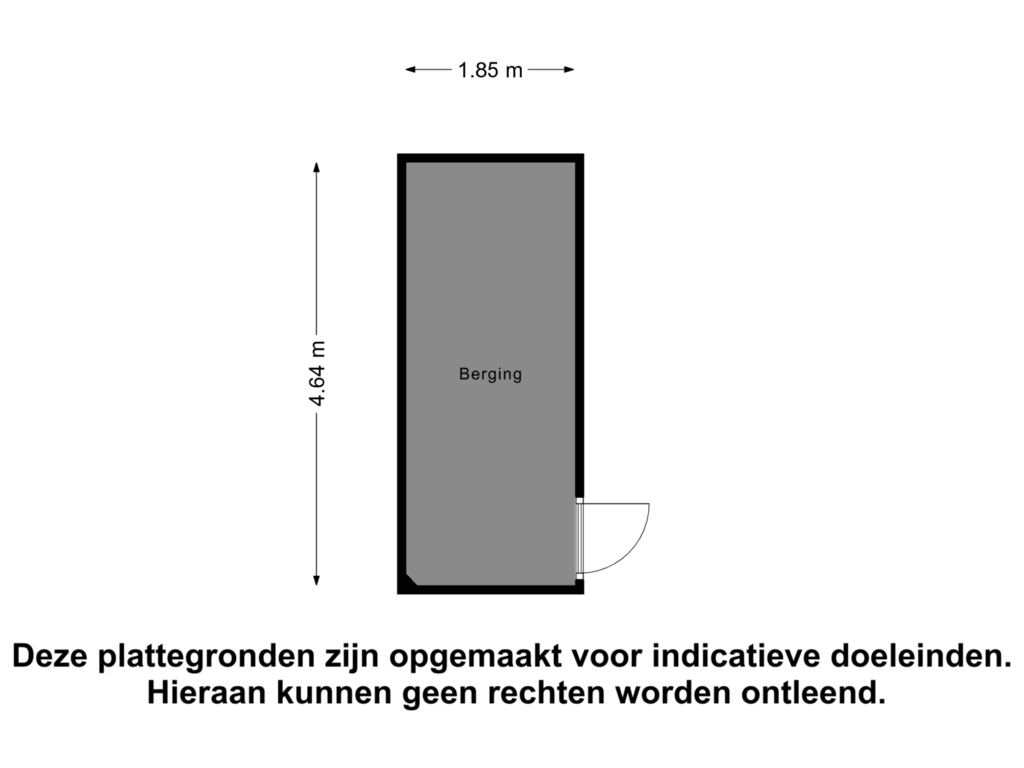 Bekijk plattegrond van Berging van Zeeduinweg 484