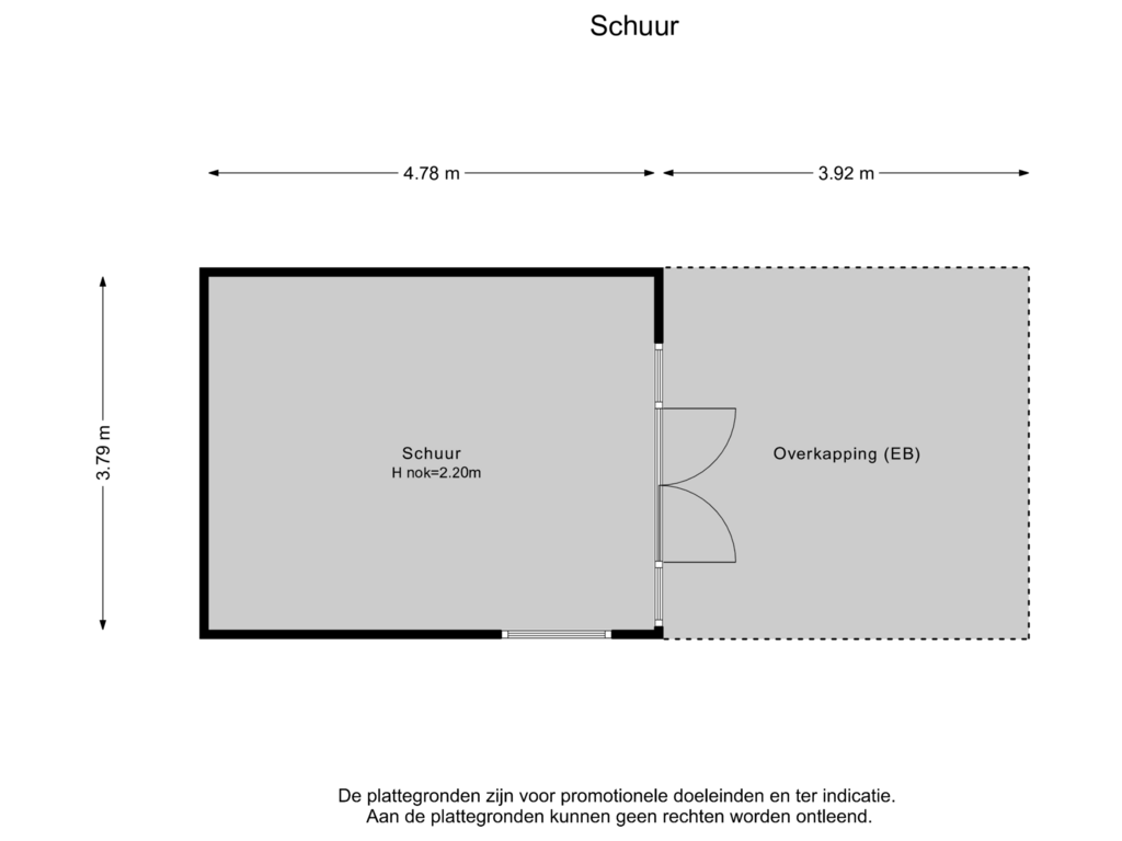 Bekijk plattegrond van Schuur van Marifoon 18