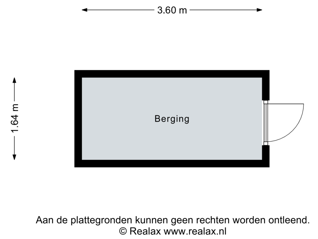 View floorplan of Berging of Dr. H.J.A.M.Schaepmanplein 7