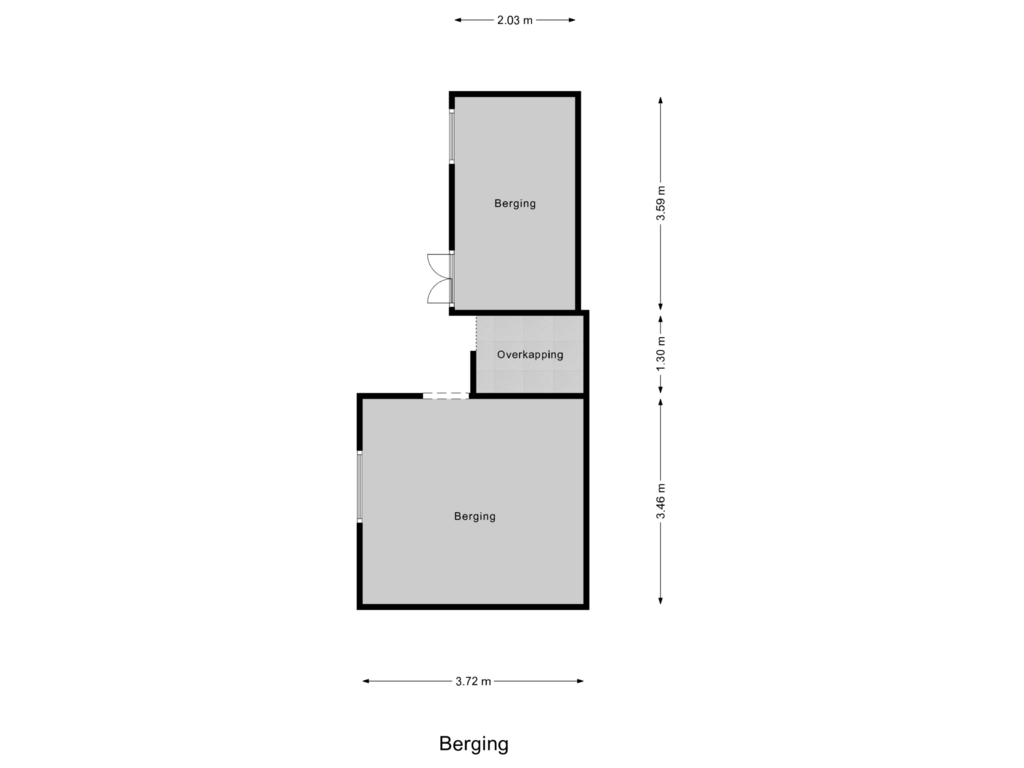 Bekijk plattegrond van Berging van De Snit 7