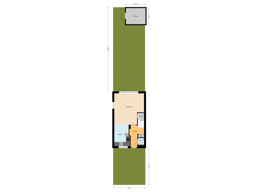 Bekijk plattegrond van Situatie van Hesselterbrink 396