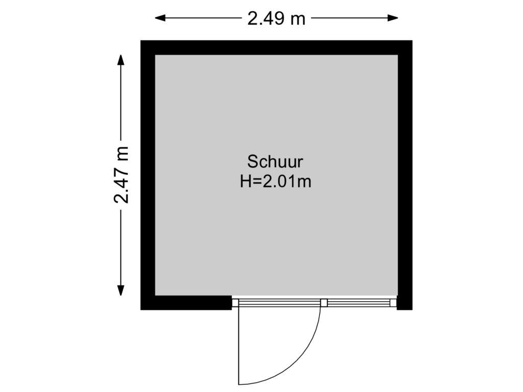 Bekijk plattegrond van Schuur van Stephensonlaan 25