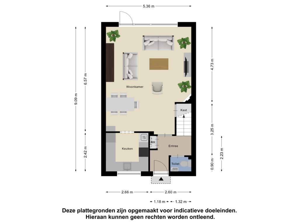 Bekijk plattegrond van Begane Grond van Johannes Chr. Bendorpstraat 20