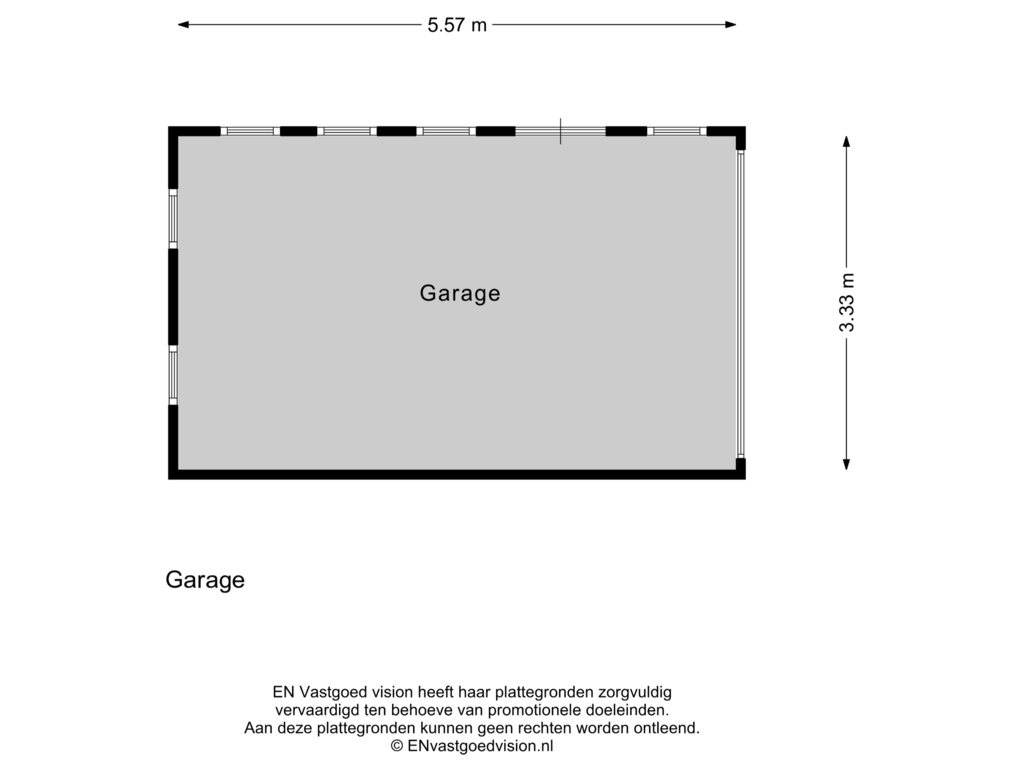 View floorplan of Garage of Frans Halsplein 10