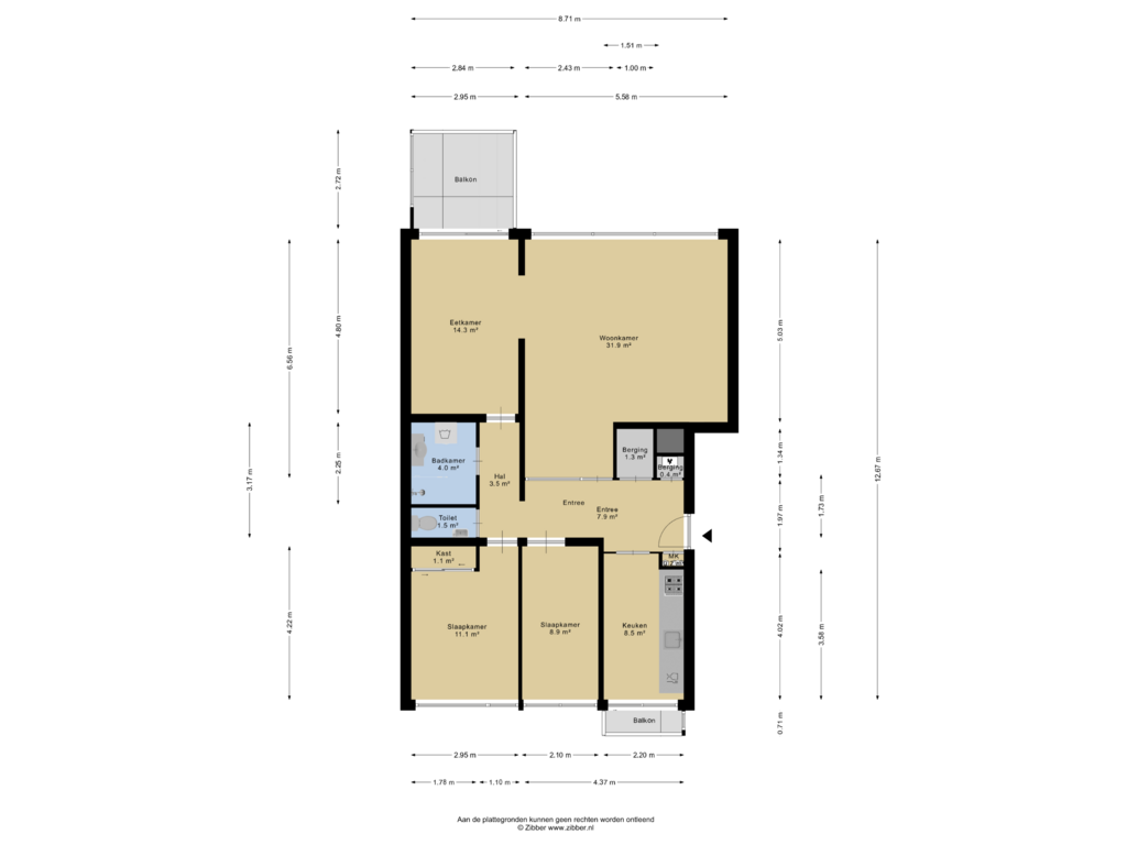 View floorplan of Appartement of Rolandseck 88