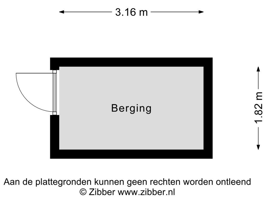 Bekijk plattegrond van Berging van Draaistok 24