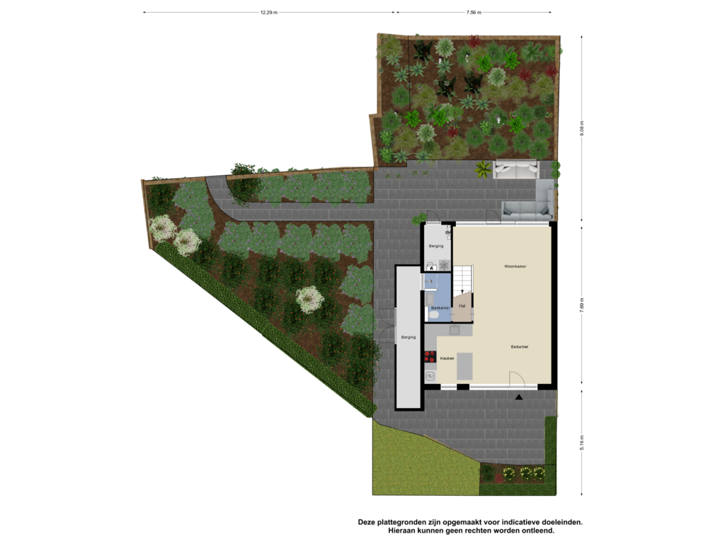 View floorplan of Begane Grond_Tuin of Bijsselseweg 11-161