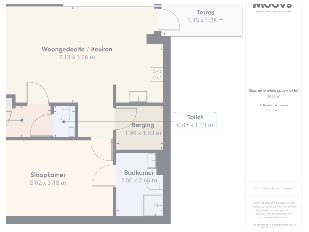 Bekijk plattegrond van First floor van Steenkamplaan 4