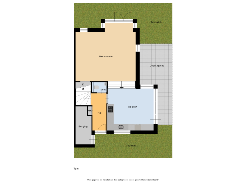 Bekijk plattegrond van Tuin van Lessestraat 178