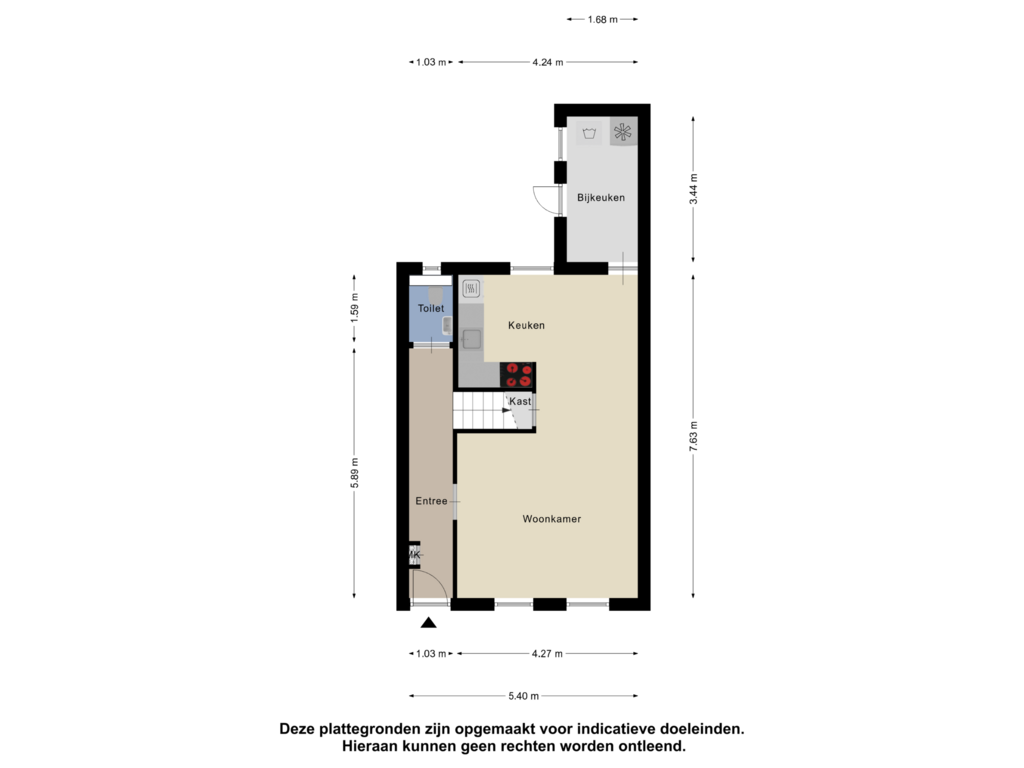 View floorplan of Begane Grond of Tuindorp 11