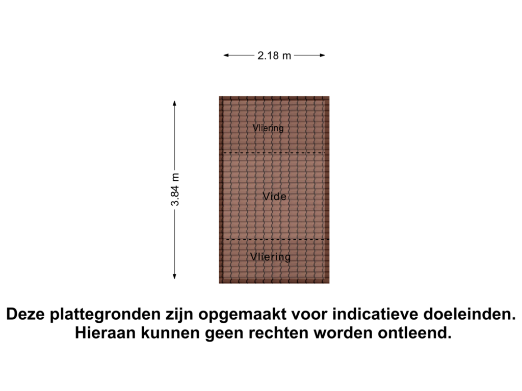 View floorplan of Vliering of Tuindorp 11