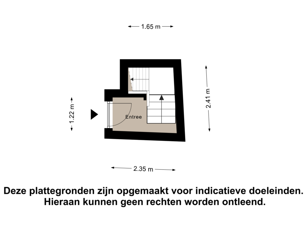 Bekijk plattegrond van Eerste Verdieping van Gedempte Oude Gracht 101-C