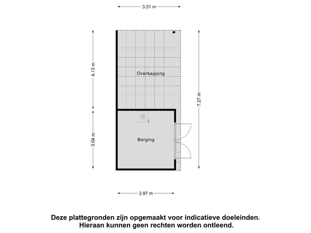 View floorplan of Berging of Berg 24