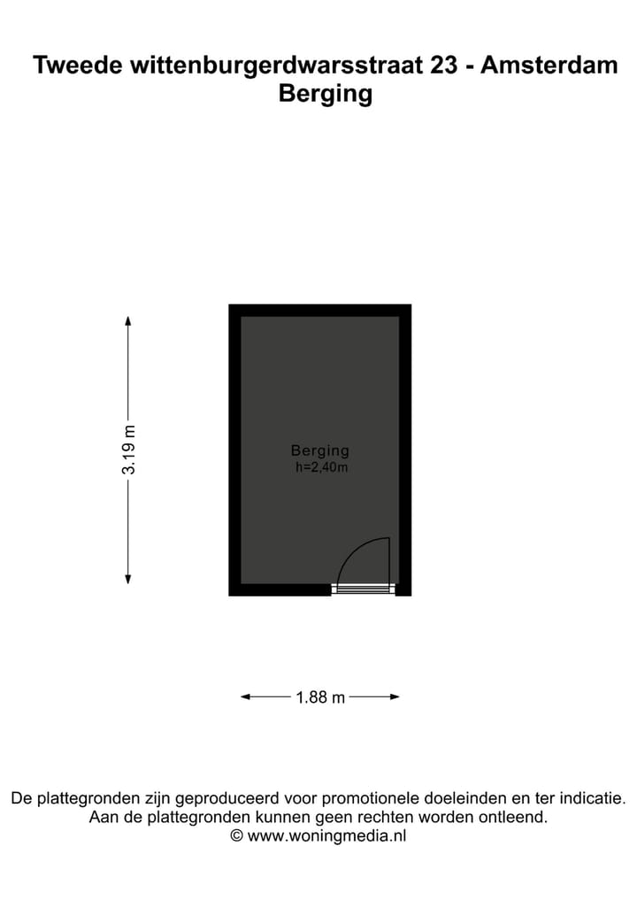 Foto 30 van Tweede Wittenburgerdwarsstraat 23