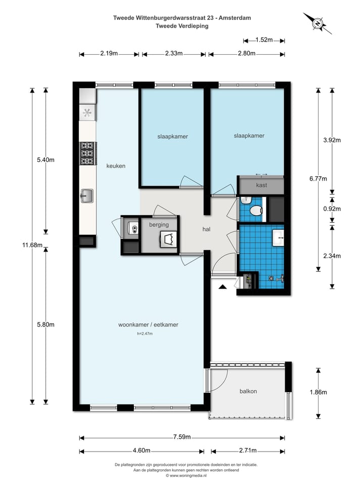 Foto 34 van Tweede Wittenburgerdwarsstraat 23