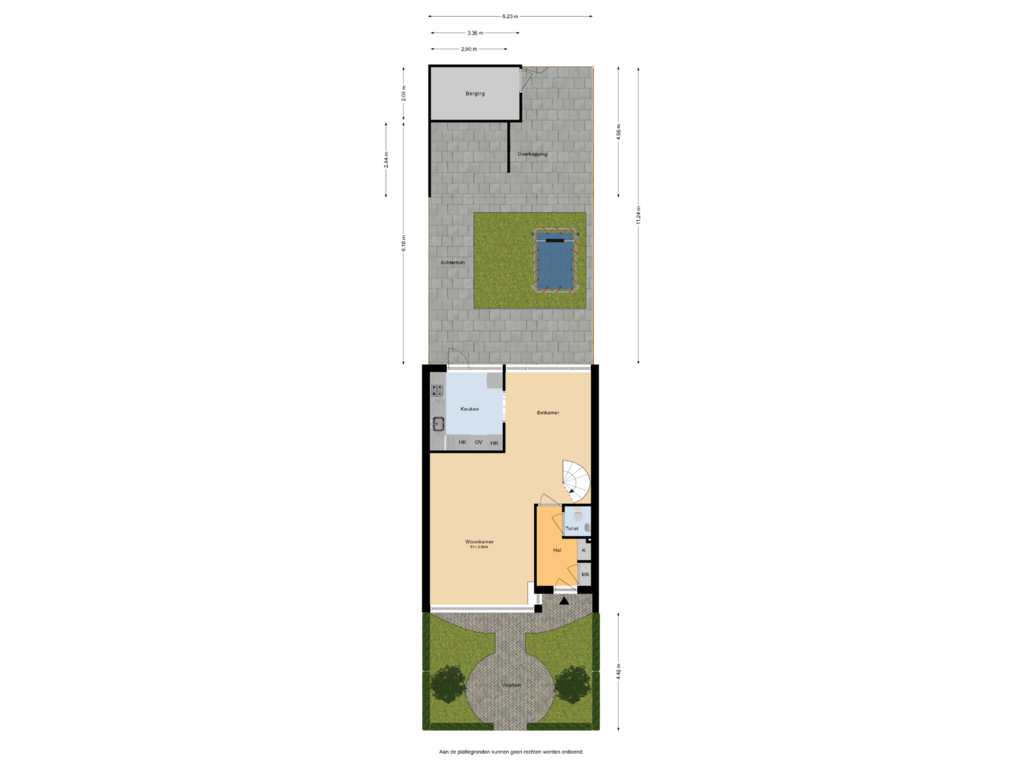 View floorplan of Situatie of Debussylaan 18