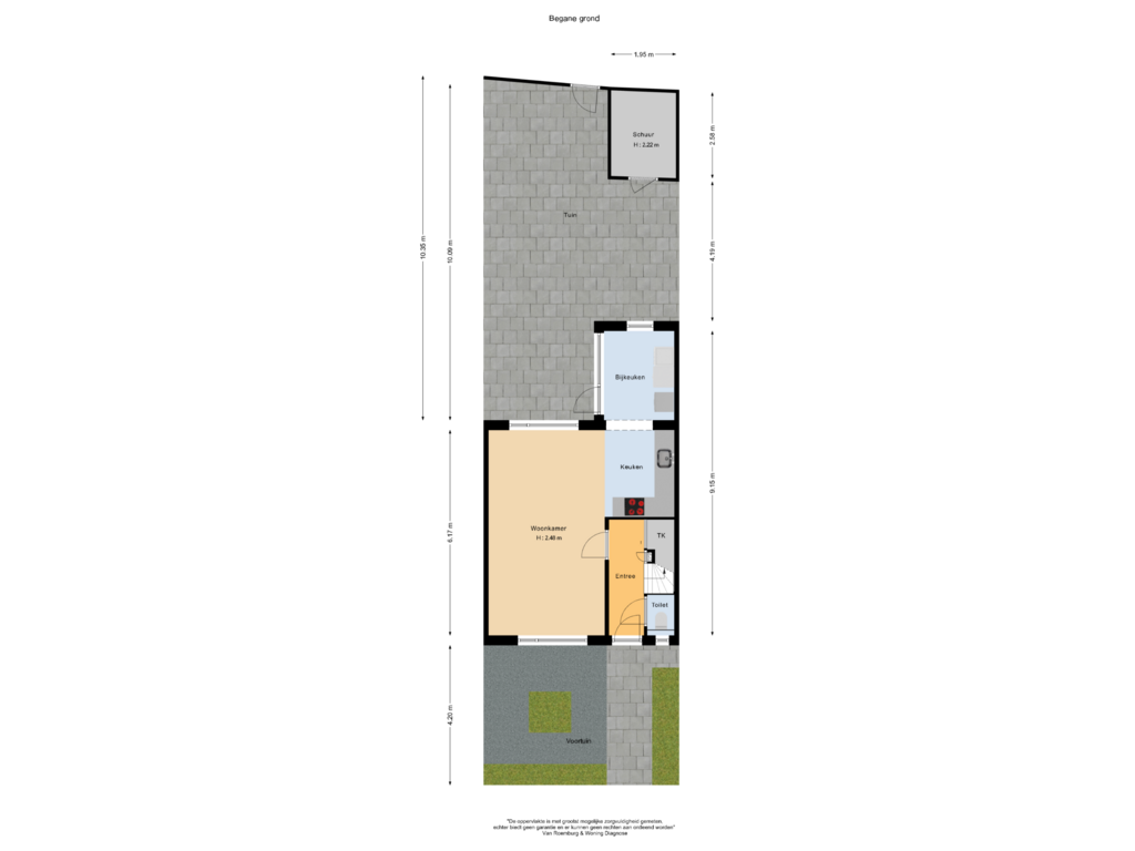 View floorplan of Tuin of Fresialaan 4