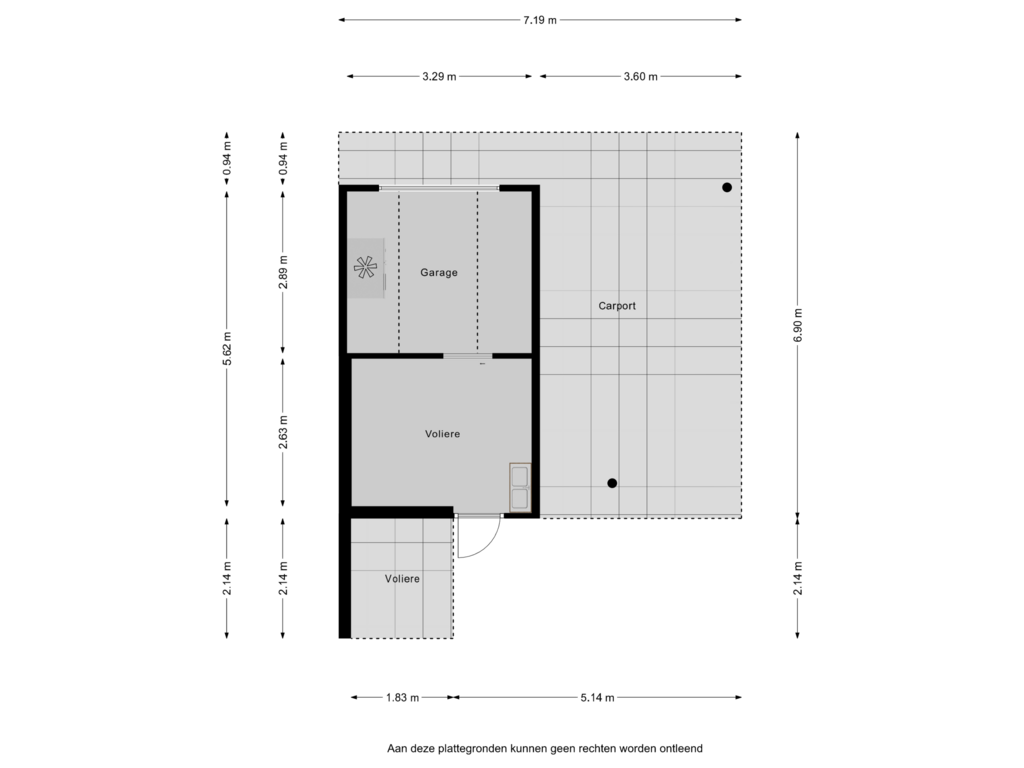 Bekijk plattegrond van Berging van Huygensstraat 121