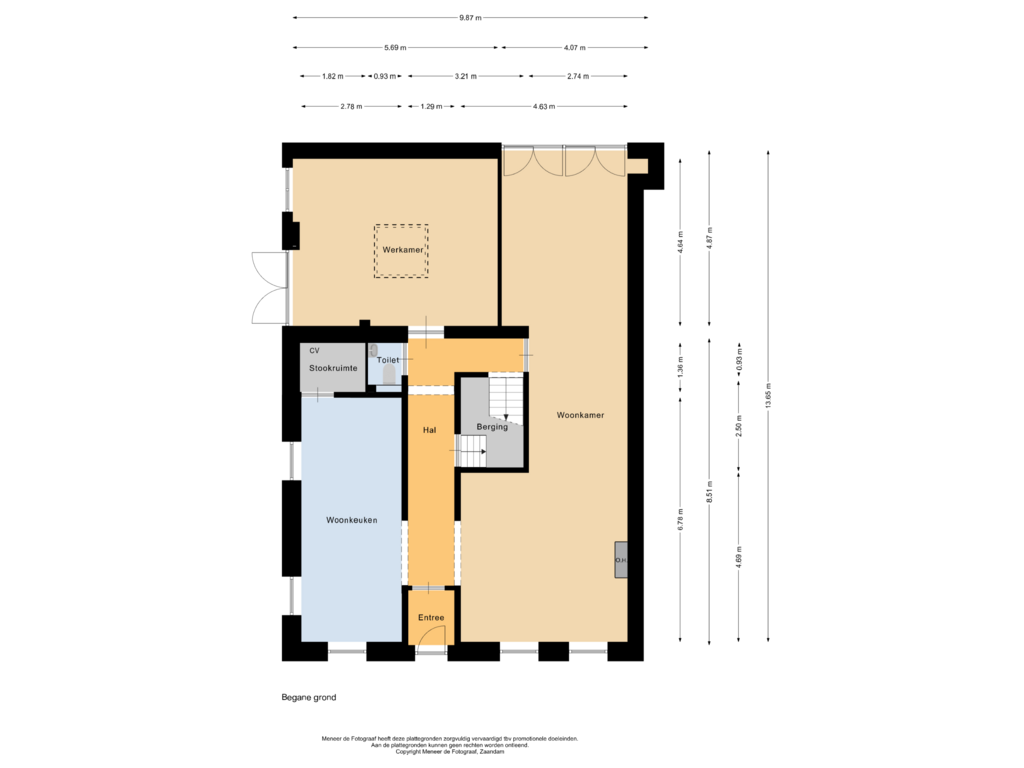 View floorplan of Begane grond of Schans 15