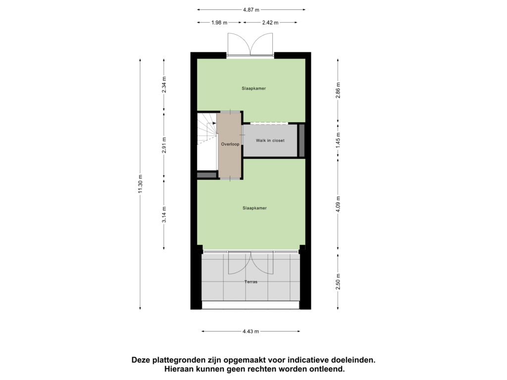 Bekijk plattegrond van Derde Verdieping van Marotplan 86