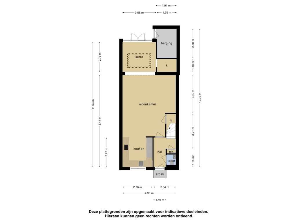 Bekijk plattegrond van Begane grond van Ringspoor 162